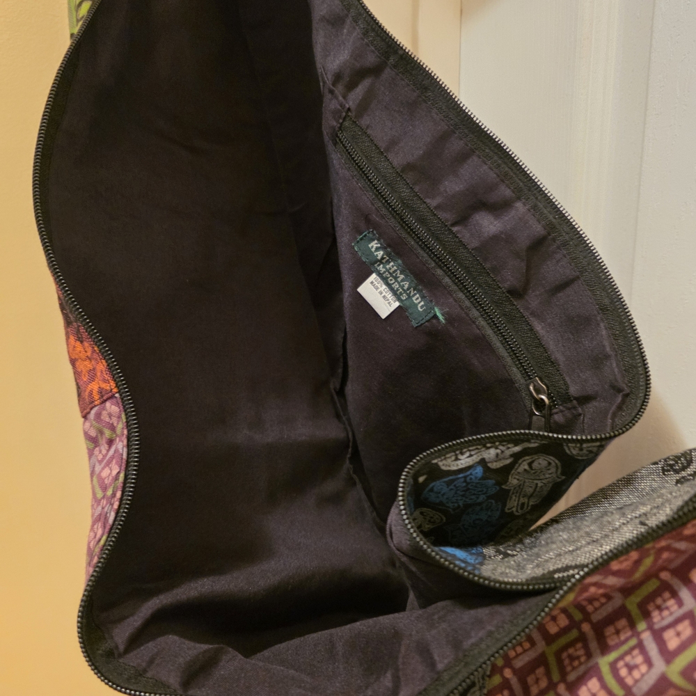 Katmandu Multicolor Patchwork Shoulder/Sling Bag … - image 6